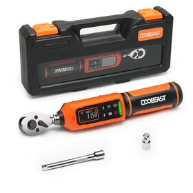 24090002 Coobeast Digital Torque Wrench 3/8 Drive Electronic Set With Preset Val