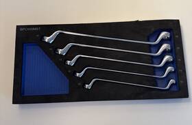 Bpow5mst Cornwell Cornell Blue Power Offset Metric Wrench Set
