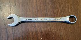 42984 Craftsman Professional Metric Combination Wrench 14mm Full Polish - Usa