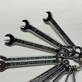 44531-44538 Craftsman Metric Ignition / Mini 7pc Combination Wrench Set 4 Mm 10 Vtg Mint