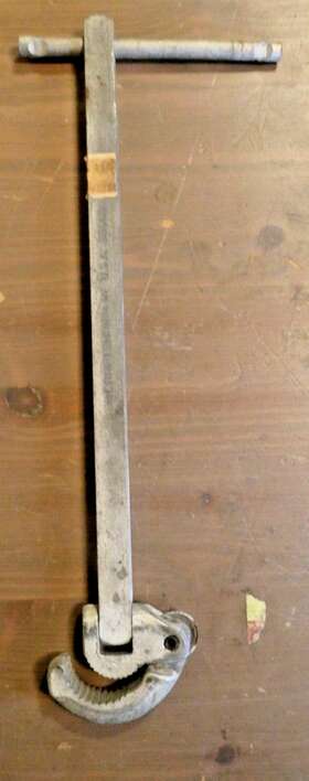 55686 Craftsman Basin Sink Wrench 12 Inch Length Wf Plumbing Hand Tool Euc Vintage