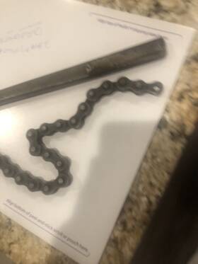 5571 Craftsman Pipe Chain Strap Wrench Vintage