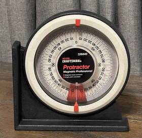 939840 Craftsman Sears Magnetic Professional Protractor Usa