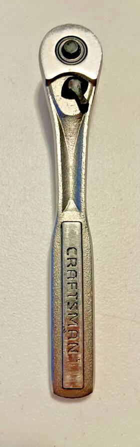 Usa-ku-44811 Craftsman 1/4 Inch Drive Ratchet Great Pre Owned Condition