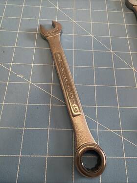 Usa-va-42645 Craftsman 15mm Ratchet Ratcheting Gear Wrench Vintage Rare