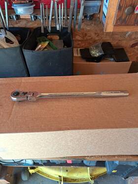 Usa-wp-44816 Craftsman 1/2 Inch Drive Long Handle Flex Head Ratchet Usa-44816 Nice Condition