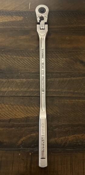 Usa-44816 Craftsman Vvw-44816 1/2 Inch Drive Long Handle Flex Head Ratchet Nice Condition