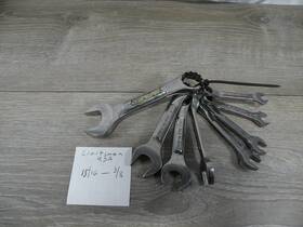 W-44109 Craftsman Usa Sae Combination Wrench Set 3/8 Inch To 15/16 Hand Tools Lot