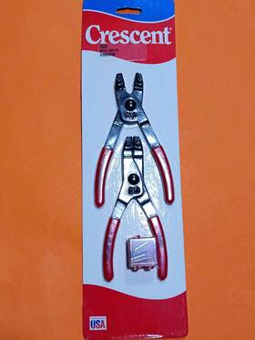 Dr23h Crescent Cooper Tools Retaining Kit Plier Sealed Pack Usa Made New Os
