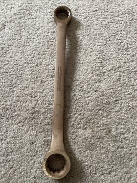 Ex202f-155ub Cs Unitec Non-sparking Aluminum Bronze 12 Point Box End Wrench