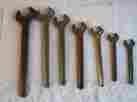 Din894 17mm-41mm Unknown Vintage Din 894 Wrench Spanner Set 7 Open End Wrenches Germany Other