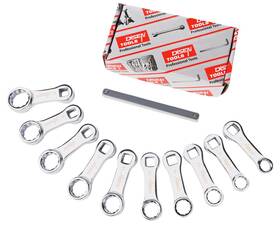 10pcnlspq Disen 10-piece Metric Torque Wrench Adapter Set 10-19mm - Chrome Vanadium S
