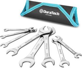 Dtstw08m Duratech Super-thin Open End Wrench Set Metric 8-piece Silver