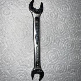 61-116 Easco Vintage 61 116 Open End Wrench 1/2 Inch X7/16 Made In The Usa