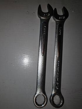 63118 Easco 2 Vintage 12 Point 9/16 Inch Combination Wrench Usa