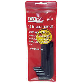 69113 Eklind Hex Key St L 1 21/32 In To 4 1/4