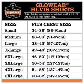 Ego-21517 Ergodyne T-shirt Class-2 3xl Orng Ego21517