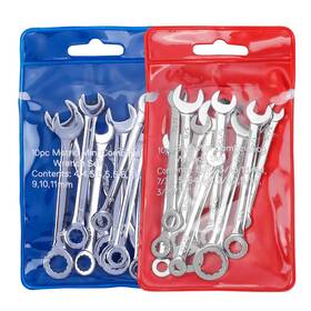 Evpgy0725 Evponk 20 Pcs Mini Wrench Set Thin Metric Sae Combination Box And Open E