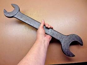 37710 Fairmount Huge No. Open End Industrial Wrench 2 1/8 Inch X 3 1/4 Heavy Duty