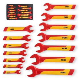 Fins14opnwr Fesa 1000v Insulated Open End Wrenches - 14-piece Professional Wren