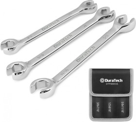 Dtfnw03s Flare Nut Wrench Set Sae 3 Pcs 3/8 7/16 1/2 9/16 5/8 11/16inch Free Ship