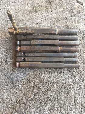 30462 Flexco Punches P3p P2p Hp2 P1p Hp1 Set Of 7