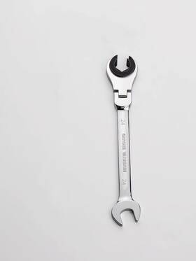 1pc-kk Flzosper 24mm Metric Fix Tubing Wrench Flex-head Gear Ratcheting