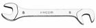 Fm-34.7 Facom Open End Wrench Metric Satin Finish Double Overall Length