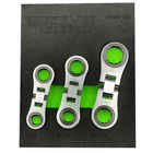 Fprw100 3 Piece Metric Flex Finger Ratchet Wrench Set