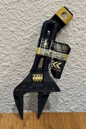 Fls-32-bg Fujiya Fj Kurokin Short Wrench 139x32mm