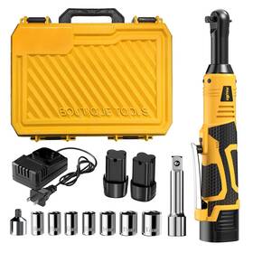 Frw103-001a Fullyea Cordless Electric Ratchet Wrench Set 550rpm 45ft-lbs 16.8v Extended Cordle