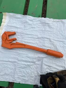 Qa4-19 Gearench Petol Sucker Rod Wrench Used Fair Condition 1 5/16 Square