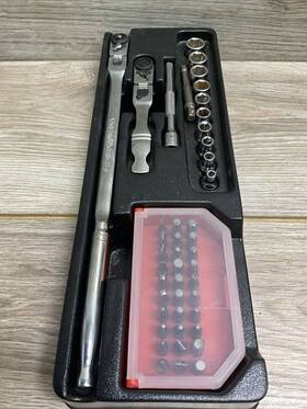 81032 Gearwrench 45 Piece Slim Head Ratchet Set As Is