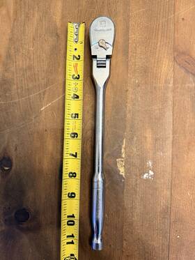 81215p Gearwrench 3/8 Inch Drive 120xp Flex Head Teardrop Ratchet 11.5 Long Overall