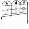 Gf1268 Do It Best Metal Decorative Border Fence No 3pk 009326717463