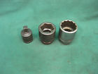 Gla62 Snap-on Three 3-4 Drive Sockets