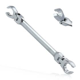 Ht0128-fba Gold Deer Flex Head Flare Nut Wrench 16 18mm Flexible Line Set - Silver