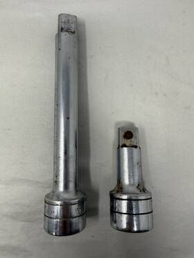 47161 Gray 47159 Vintage Chrome 3/4 Inch Drive Extension 8 And 3.5 S&k Tools