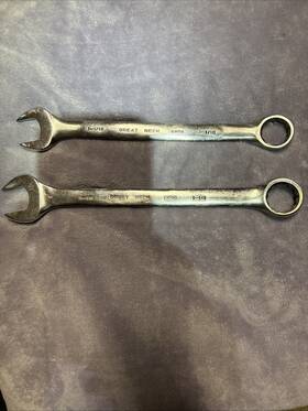 Co118 Great Neck 1 Inch 1/8 And 1/16 Combination Wrench 12 Point