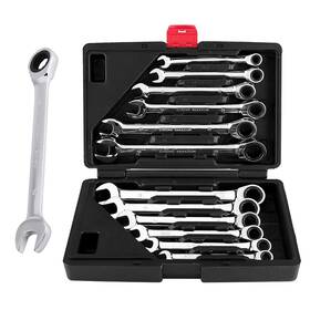 Greensen 747333184716 12pcs Ratchet Wrench Set Chrome Vanadium Steel Combination ... Fast Ship