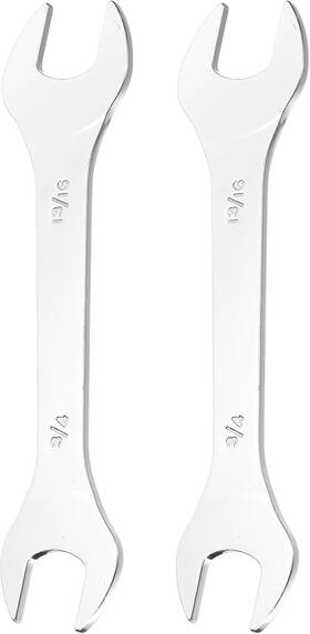 240613 Harfington 2pcs Thin Open End Wrenches Sae 3/4x13/16 Inches Chrome