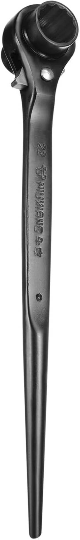Hta250506hh001295 Harfington Scaffolding Podger Ratchet Wrench 19mm X 22mm Cr-v 12 Point Double En