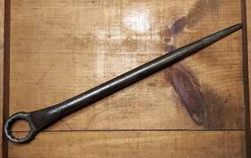 Hs40 Hinsdale Vintage Tools 1-1/4 Inch Deep Offset Boxed Spud Type Wrench Large