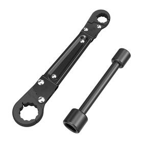 Holdly 763423809826 Multi-functional Angle Stop Wrench Kit - Plumbing Tools For Professional Plum