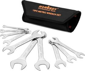 81038 Horusdy Thin Wrenches Set Metric 10-piece 10pcs Silvery