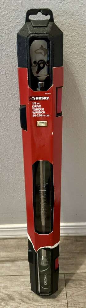 H2dtwa-03 Husky Drive Torque Wrench 50-250 Ft Lbs 1/2 Inch Chrome Mod. 564464 - New