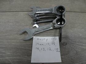 65519 Husky Pro Ratcheting Combination Wrench Set 7-piece Metric 10-19mm