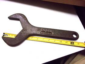 98885b Iamd Vintage 3-1/2 In Open End Rail Engineers Prop Wrench Usa