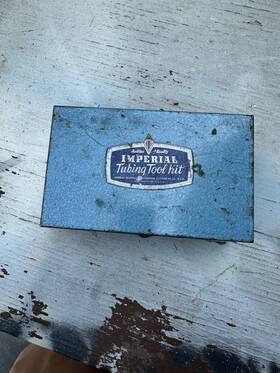 38767 Imperial Eastman 3 Pc Set Flaring Tubing Tool Kit With Original Case Usa
