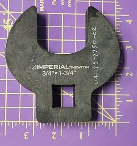 Cf-075-1750-02b Imperial - Newton 3/4 Inch Drive 1-3/4 Crowsfoot Wrench Crow Foot 1.5